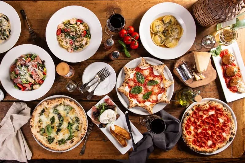 A table set for brunch